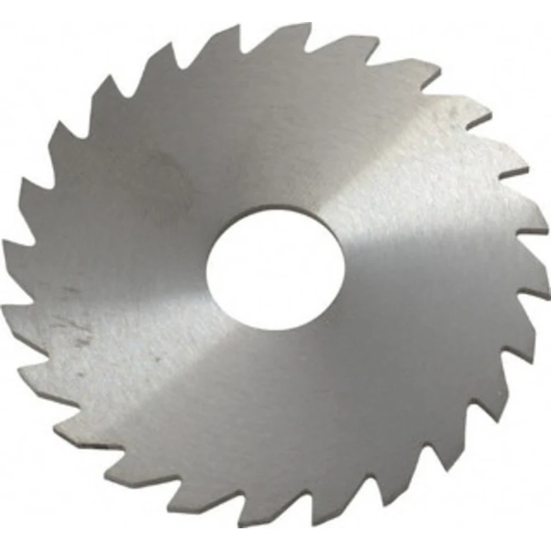 RobbJack 2 x 1/16, 1/2 Arbor, 24-Tooth Solid Carbide Slitting & Slotting Saw Uncoated, RH Cut, Straight Teeth, Concav...